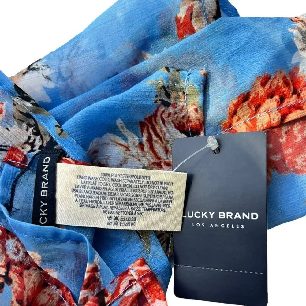 NWT Lucky Brand Floral Kimono Duster - Picture 7 of 16